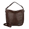 Velká kabelka na rameno i crossbody ROMINA D569/25 hnědá (zemní)