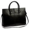Kožená dámská business taška do ruky Florence no. 1028 černá na formát A4