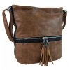 vyr 3454elegantni damska crossbody kabelka nh6047 prirodni hneda