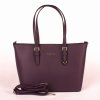 Velká pevná kabelka na rameno FLORA&CO F9126 tmavěfialová