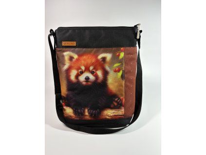 Kabelka červená panda