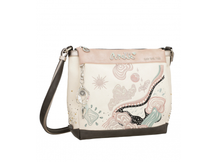 Anekke crossbody kabelka s oddíly Psicodelic