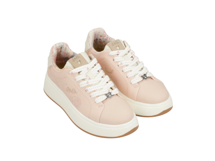 Anekke dámské kožené boty Sneakers Peace & Love Pink