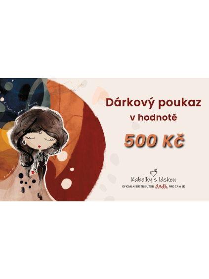 Dárkový poukaz v hodnotě 500 Kč