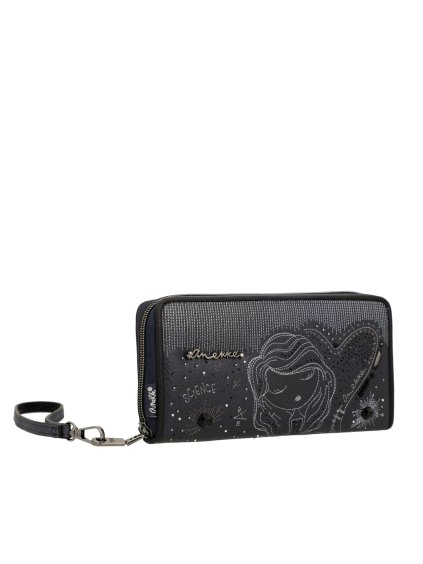 Anekke peňaženka na zips Studio navy blue