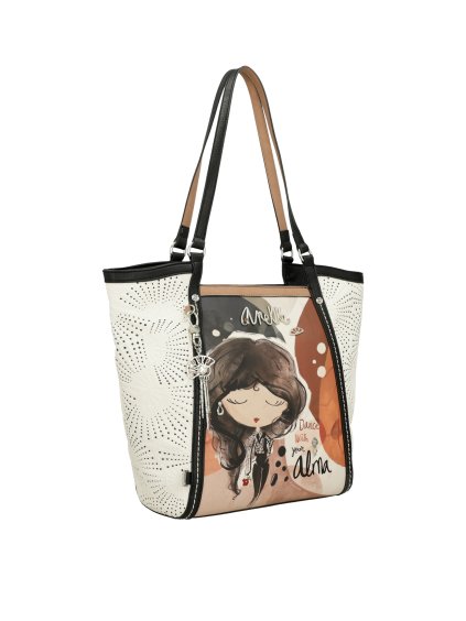 Perforovaná kabelka na plece Anekke Alma