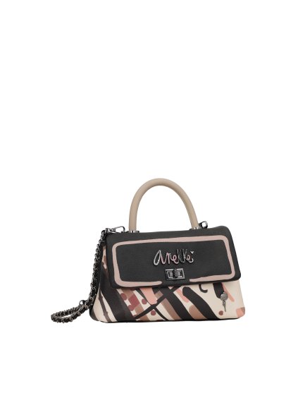 Kabelka do ruky s retiazkovým popruhom a kovovým zámkom Anekke Parisian