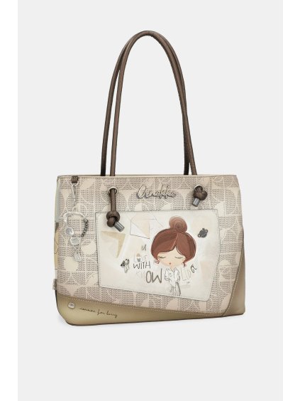 Anekke kabelka cez rameno s ozdobným uchom Sophia