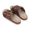 Anekke dámske kožené bio sandále Amazonia svetlohnedé