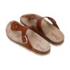 Anekke dámske kožené bio žabky Amazonia hnedé