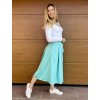 Basic zavinovací Midi sukně - mint
