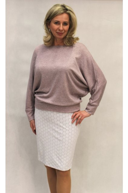 Pouzdrová sukně bílá