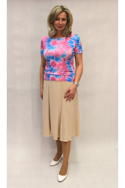 Šestidílná sukně Béžová