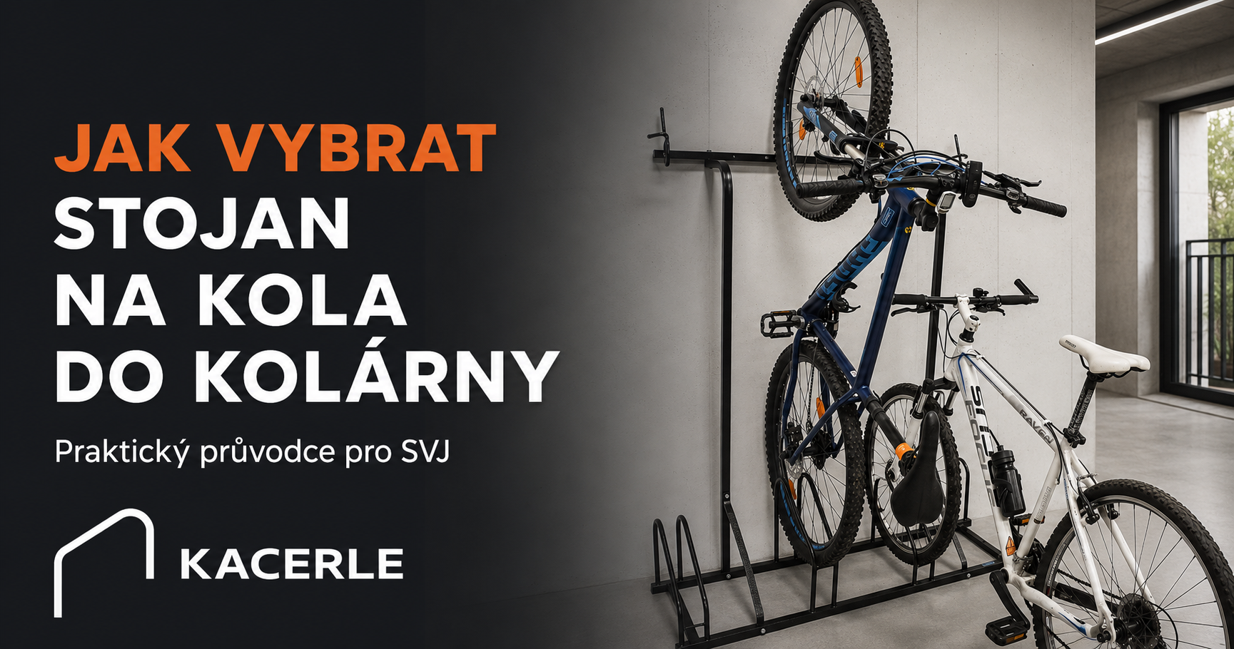 Jak vybrat stojan na kola do bytového domu nebo kolárny
