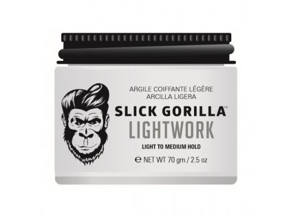 6918 slick gorilla lightwork stylingova hlina na vlasy 70 gramov