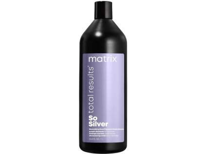 9200 matrix so silver neutralizujuci sampon na blond alebo sive vlasy 1000 ml