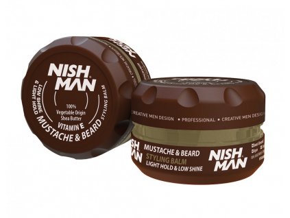 9726 nishman beard mustache styling balm 100 ml