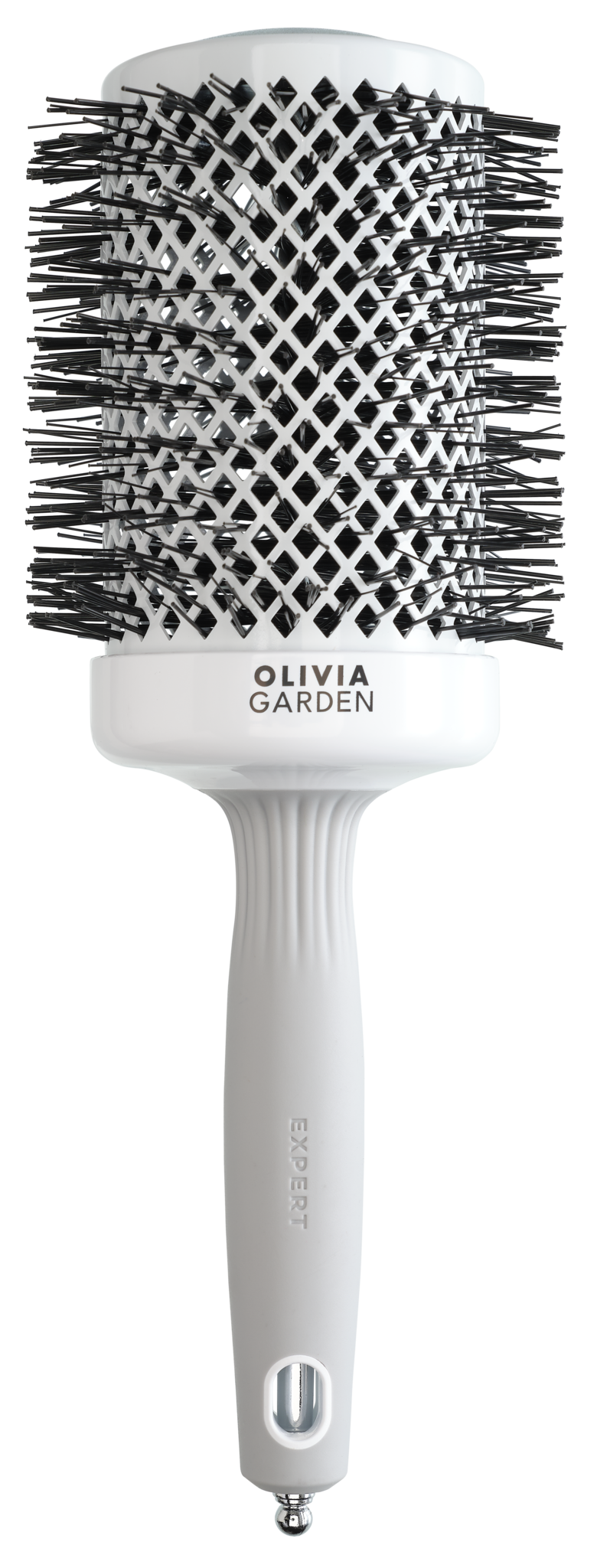 OLIVIA GARDEN Expert BlowOut Shine White&Gray kefa na vlasy 65 mm