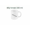 Bílý hrnek s vlastním potiskem 330 ml