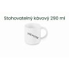 Bílý hrnek stohovatelný s vlastním potiskem 290 ml