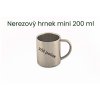 Nerezový hrnek mini s vlastním potiskem 200 ml