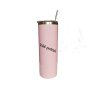 Termopohárek 600 ml růžový s vlastním potiskem