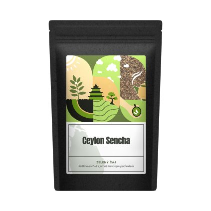 Ceylon Sencha - Zelený čaj z oblasti Kandy, místa, kde vznikly první čajové plantáže na Srí Lance.