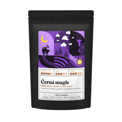Černá magie - směs kávy 100% arabica