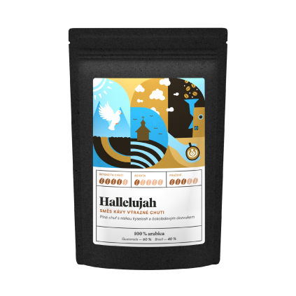 Hallelujah - směs kávy 100% arabica