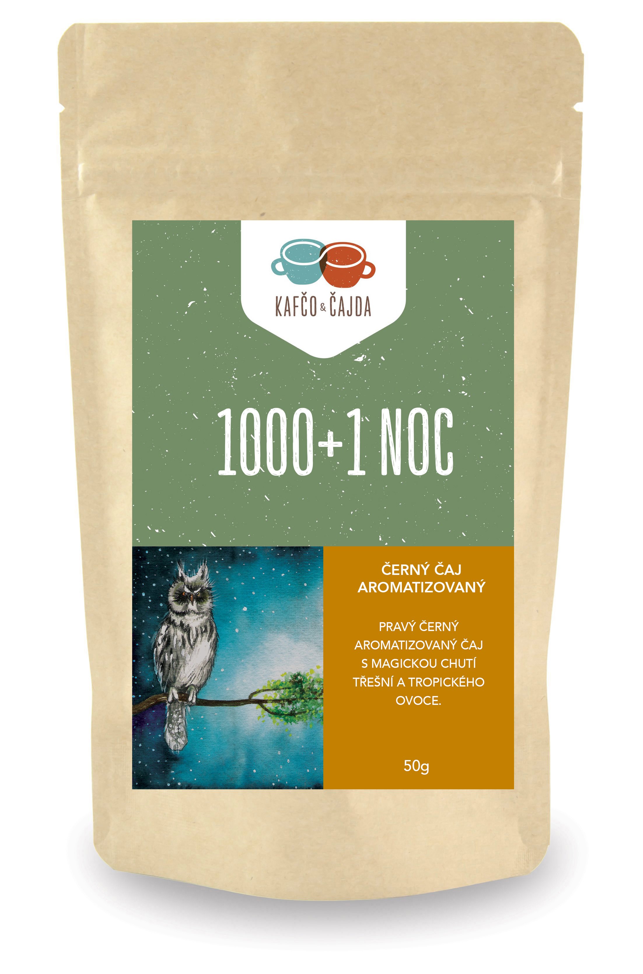 1000 a 1 Noc - Černý čaj aromatizovaný - dárkové balení Velikost balení: 200 g