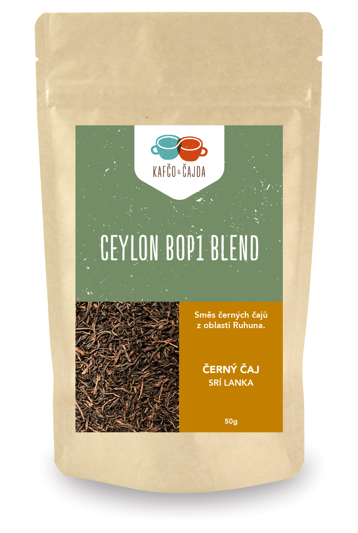 Ceylon BOP1 Blend - Černý čaj - dárkové balení Velikost balení: 200 g