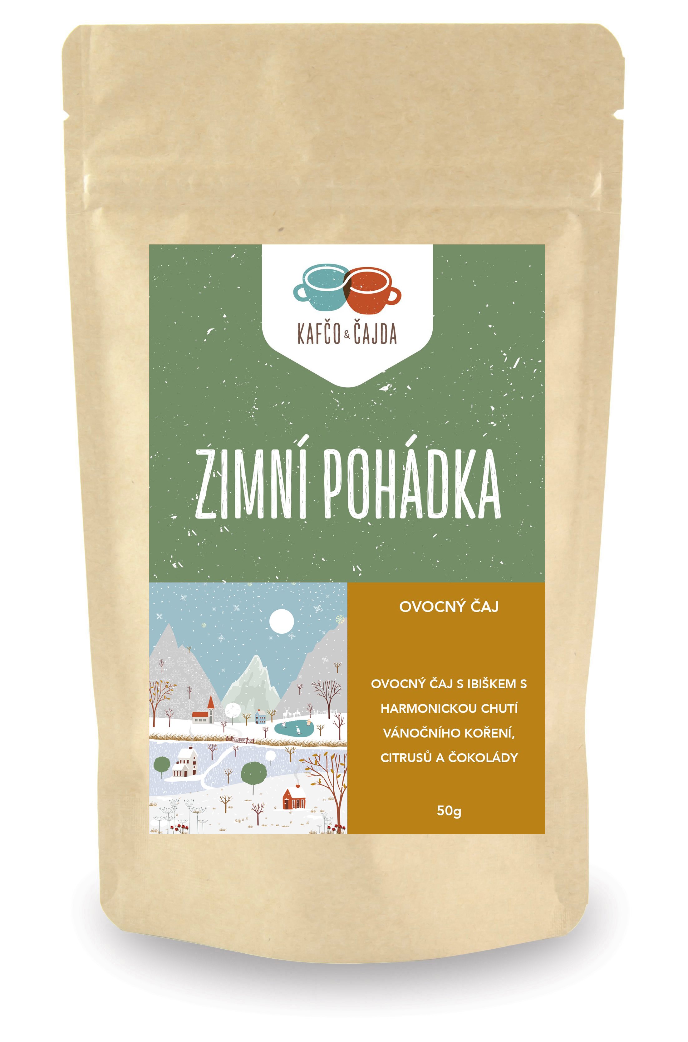 Zimní pohádka - Ovocný čaj - dárkové balení Velikost balení: 200 g