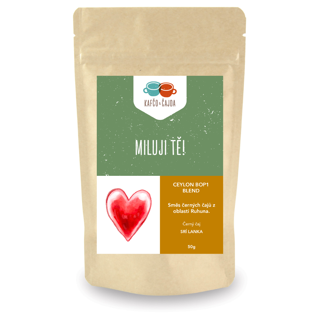 Miluji tě ❤️ - Valentýnský čaj Velikost balení: 50 g