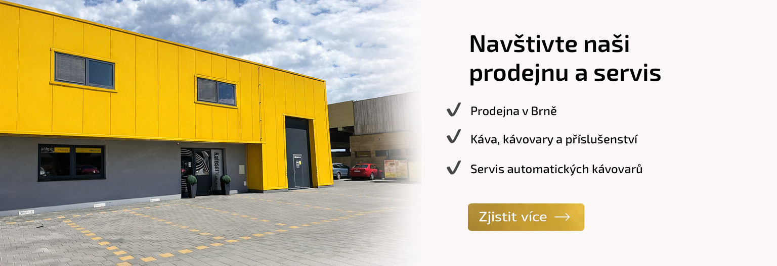 Prodejna kávy v Brně