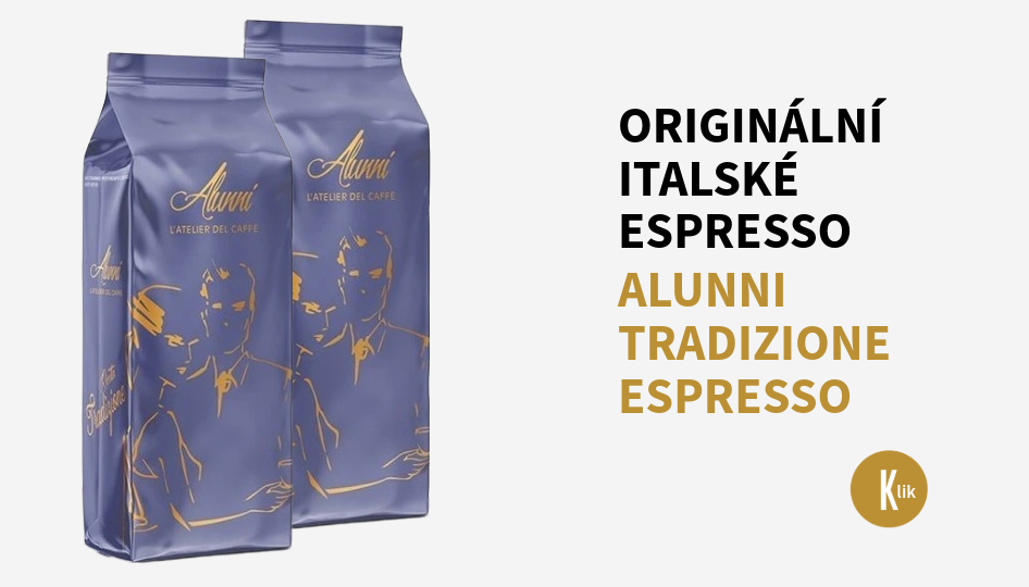 ORIGINÁLNÍ ITALSKÉ ESPRESSO ALUNNI TRADIZIONE
