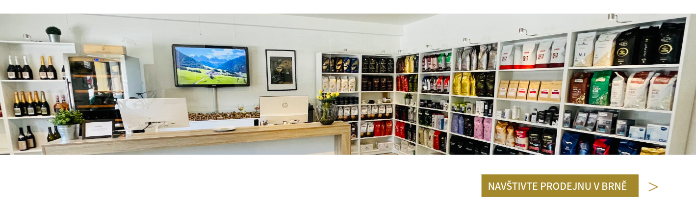 Prodejna kávy v Brně