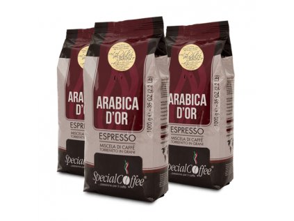 SpecialCoffee Arabica dOro Santos Velodulce & Paraiso 1 Kg zrnková káva