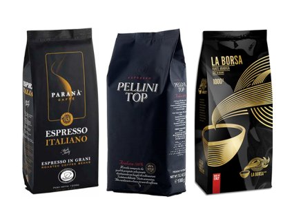 Zvýhodněné balení kávy 3x1 Kg TOP