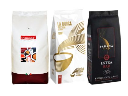 Premiový výběr kávy 3 x 1 Kg