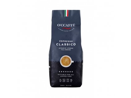 zrnkova kava o ccaffe espresso classico 250 g