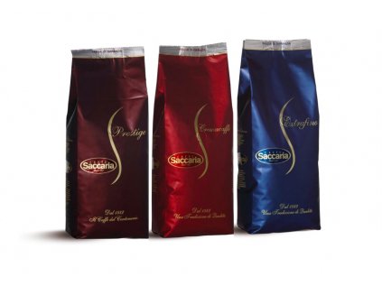 Vyzkoušejte Saccaria caffé 3x1 kg zrnkové kávy