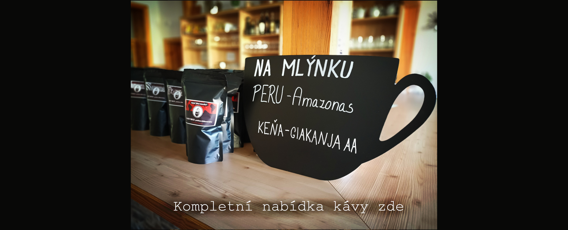 Kompletní nabídka kávy