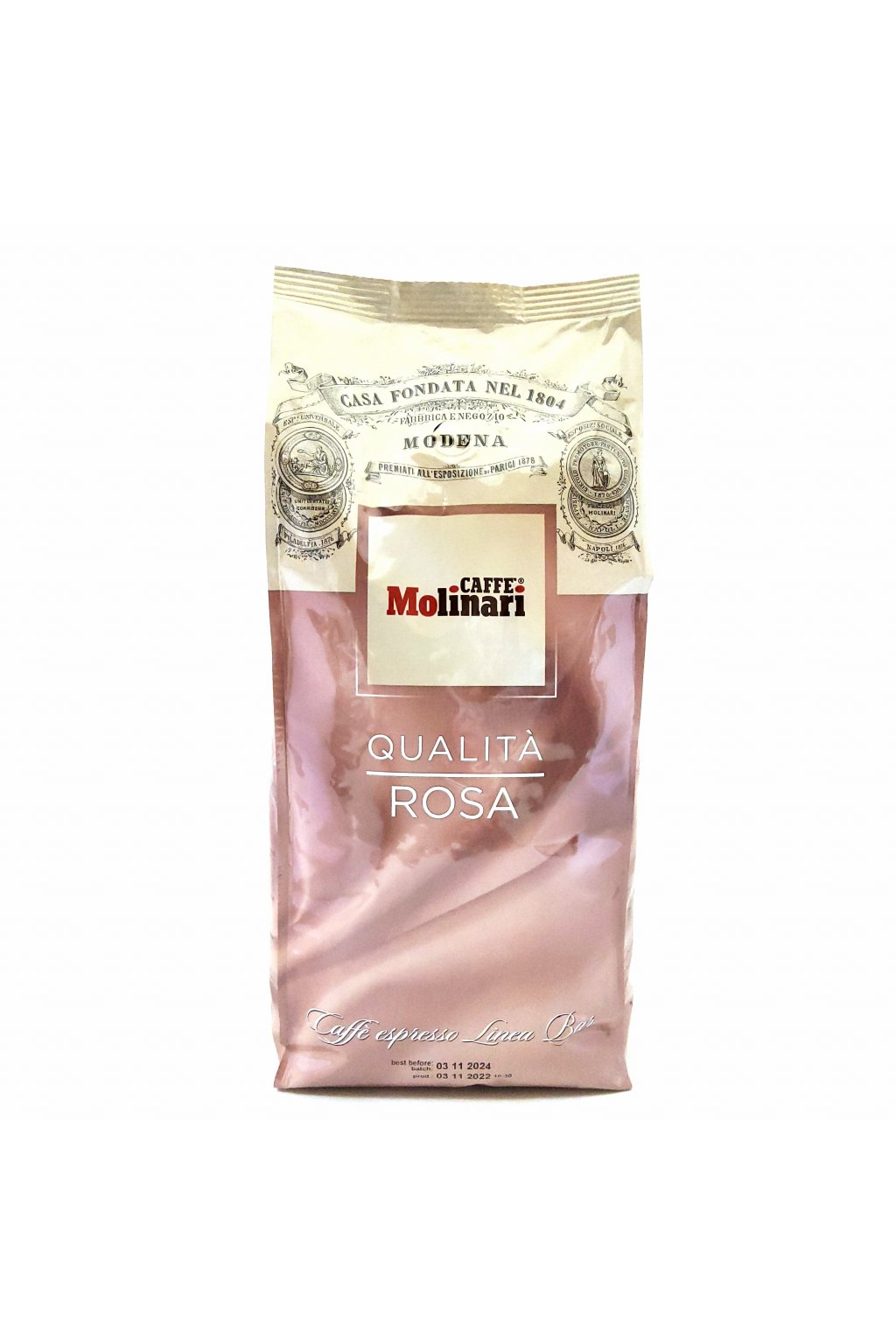 Molinari Qualita Rosa zrnková káva 1 kg