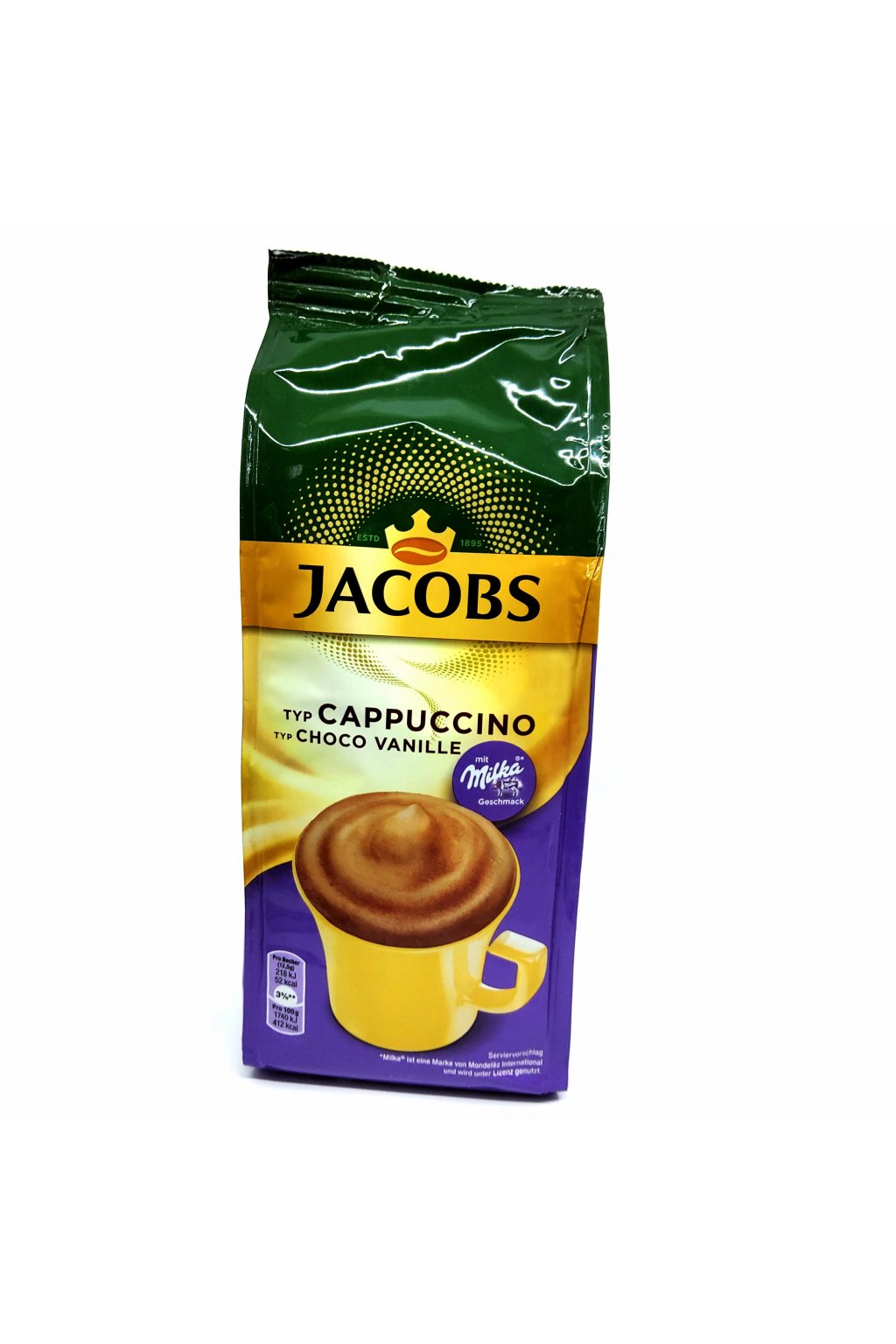 1801 jacobs cappuccino cokolada vanilka milka 500 g