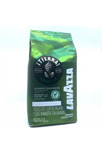 1274 lavazza tierra brazil green zrnkova kava 1 kg