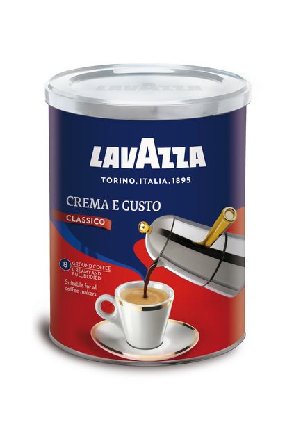 1385 lavazza crema gusto doza mleta kava 250 g