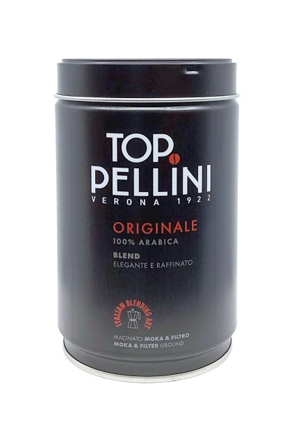 Pellini TOP 100% arabika mletá dóza 250 g