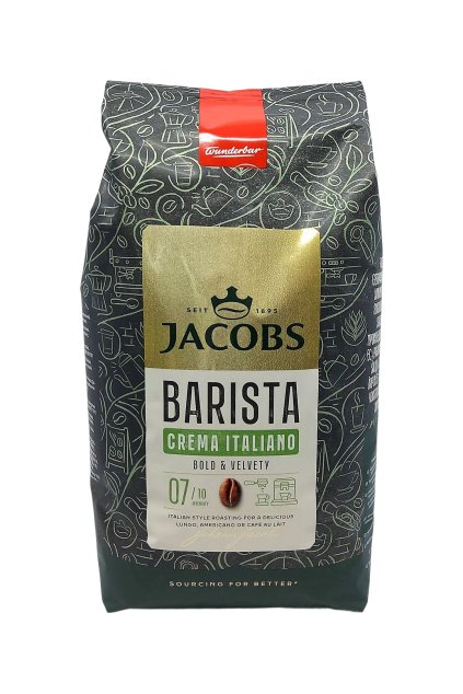 Jacobs Barista crema zrnková káva 1 kg