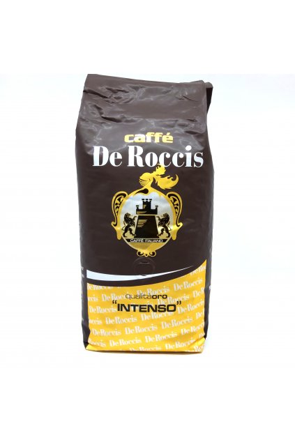 De Roccis Qualita Oro intenso espresso zrnková káva 1 kg