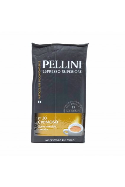 Pellini N20 cremoso  MOKA mletá káva 250g